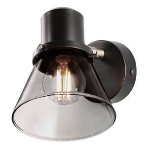 Wandlamp Ronald Glas/staal - 1 lichtbron