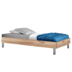 Bedframe Easy Beds Eiken planken look - 100 x 200cm