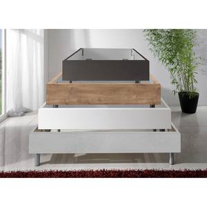 Bedframe Easy Beds Eiken planken look - 120 x 200cm