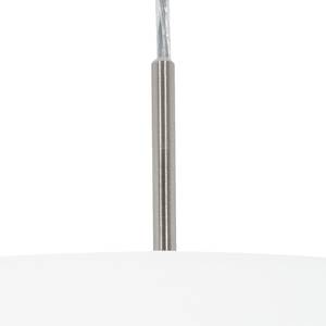 Suspension Pasteri III Tissu mélangé / Acier - 1 ampoule - Blanc - Largeur : 38 cm