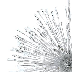 LED-Pendelleuchte Vivaldo Kristallglas / Stahl - Breite: 98 cm