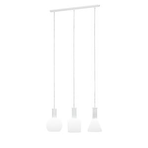 Hanglamp Pascoa I glas / staal - 3 lichtbronnen