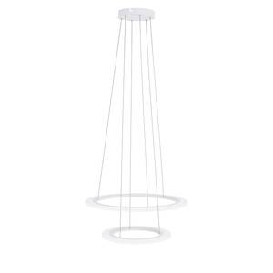 Suspension Penaforte III Matière plastique / Aluminium - 2 ampoules