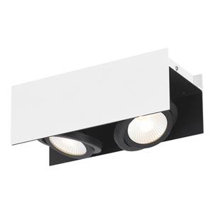 LED-plafondlamp Vidago staal / aluminium - Aantal lichtbronnen: 2