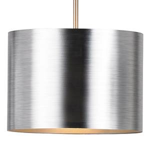 Hanglamp Saganto III kunststof / staal - 3 lichtbronnen - Zilver