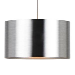 Hanglamp Saganto II kunststof / staal - 1 lichtbron - Zilver