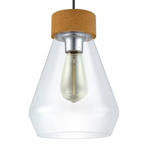 Suspension Brixham Verre / Acier - 1 ampoule