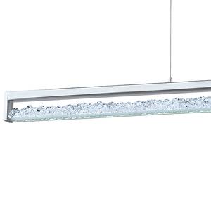 LED-Pendelleuchte Cardito Kristallglas / Stahl & Aluminium - 6-flammig