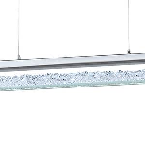 Suspension Cardito Verre cristallin / Acier et aluminium - 6 ampoules