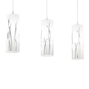 Hanglamp Rivato II glas / staal - 3 lichtbronnen