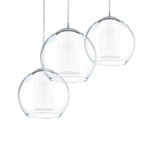 Hanglamp Bolsano II glas / staal - 3 lichtbronnen