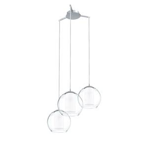 Suspension Bolsano II Verre / Acier - 3 ampoules