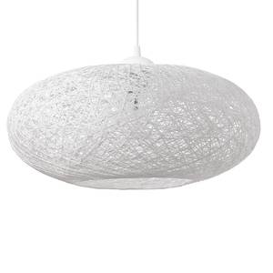 Suspension Campilo Tissu mélangé / Matière plastique - 1 ampoule - Blanc