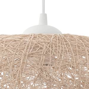 Hanglamp Campilo textielmix / kunststof - 1 lichtbron - Beige