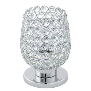 Lampe Bonares Verre cristallin / Acier - 1 ampoule