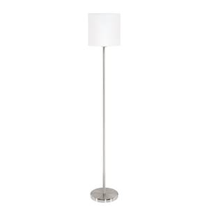 Lampadaire Pasteri I Tissu mélangé / Acier - 1 ampoule - Blanc