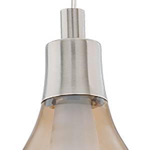 LED-hanglamp Pontevedra I glas / staal - 1 lichtbron