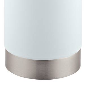 Lampe Pasteri III Tissu mélangé / Acier - 1 ampoule - Blanc