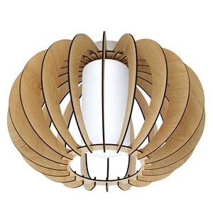 Plafondlamp Stellato glas / hout - 1 lichtbron - Beige