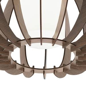 Plafondlamp Stellato glas / hout - 1 lichtbron - Bruin