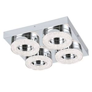 LED-plafondlamp Fradelo VI kristalglas / staal - Aantal lichtbronnen: 4