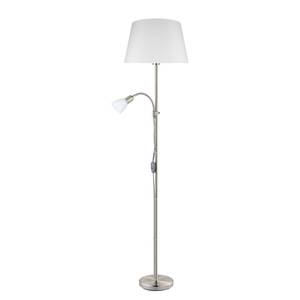 Lampadaire Conesa Tissu mélangé / Acier - 2 ampoules