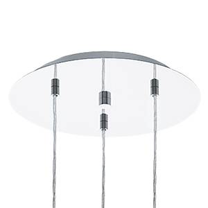 LED-hanglamp Conessa III kunststof / staal - 3 lichtbronnen