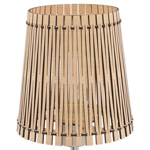 Lampe Sendero Bois / Acier - 1 ampoule - Beige