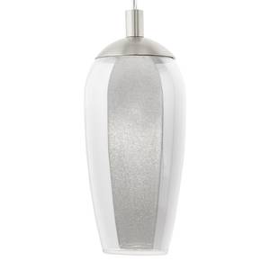 LED-hanglamp Farsala II glas / staal - 4 lichtbronnen
