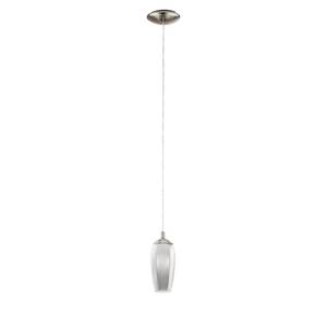 LED-hanglamp Farsala I glas / staal - 1 lichtbron