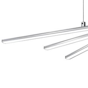 LED-hanglamp Parri kunststof / aluminium - 3 lichtbronnen