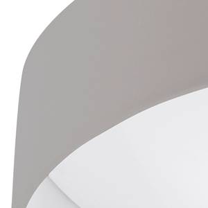 LED-Deckenleuchte Palomaro Mischgewebe / Kunststoff - 1-flammig - Beige