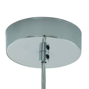 Hanglamp Murmillo I glas / staal - 1 lichtbron