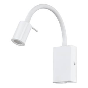 LED-wandlamp Tazzoli staal - 1 lichtbron - Wit