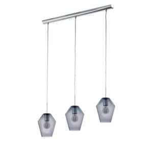 Hanglamp Murmillo II glas / staal - 3 lichtbronnen