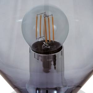 Tafellamp Murmillo glas / staal - 1 lichtbron