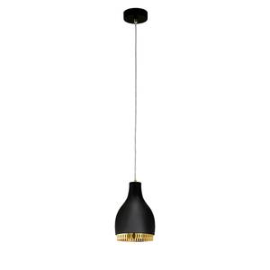 Suspension Cocno Acier - 1 ampoule - Noir / Cuivre