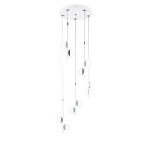 LED-hanglamp Olindra II kunststof / staal - 1 lichtbron