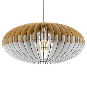 Hanglamp Sotos hout / staal - 1 lichtbron - Breedte: 70 cm