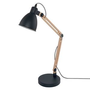 Lampe Torona Acier / Bois - 1 ampoule - Noir