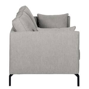 Sofa Canelas (2-Sitzer) Webstoff - Platin