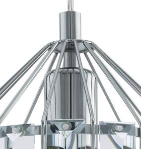 Hanglamp Pedrola kristalglas / staal - 1 lichtbron