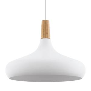 Hanglamp Sabinar III staal - 1 lichtbron - Wit