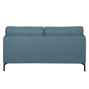 Sofa Canelas (2-Sitzer) Webstoff - Jeansblau