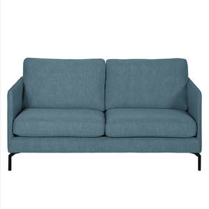 Sofa Canelas (2-Sitzer) Webstoff - Jeansblau