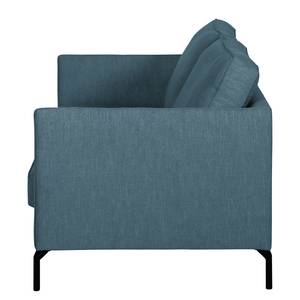 Sofa Canelas (2-Sitzer) Webstoff - Jeansblau