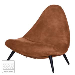 Fauteuil Imala I antieke leerlook - Cognackleurig