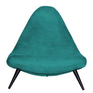 Fauteuil Imala I antieke leerlook - Turquoise