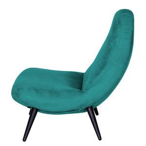 Fauteuil Imala I antieke leerlook - Turquoise