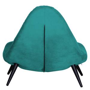 Fauteuil Imala I antieke leerlook - Turquoise